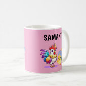 Personalized Magical Rooster Mug Koffiemok (Voorkant rechts)