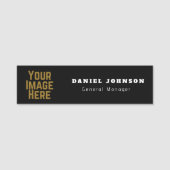 Personalized Magnetic Company Employee Name Tag (Voorkant)
