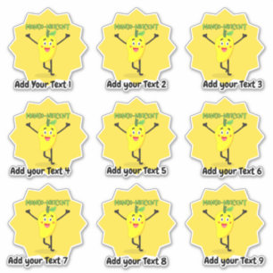 Personalized Magnificalised Teacher Reward Sticker