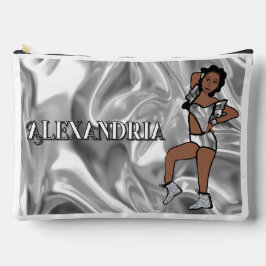 Personalized Majorette Dancer Liquid Silver #1 Etui