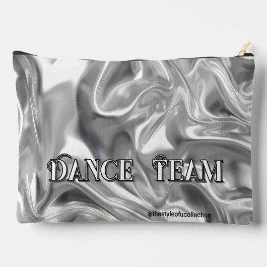 Personalized Majorette Dancer Liquid Silver #1 Etui (Achterkant)