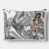 Personalized Majorette Dancer Liquid Silver #2 Etui (Voorkant)