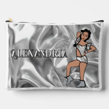 Personalized Majorette Dancer Liquid Silver #2