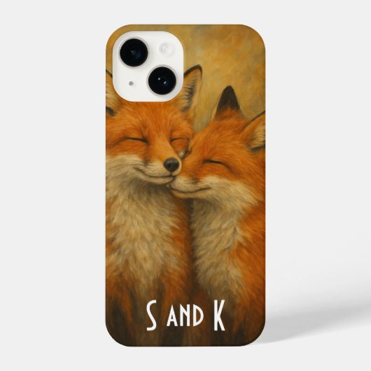 Personalized Making Memories Together S K Valentin iPhone Hoesje (Achterkant)