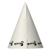 Personalized Mallard Duck Birthday Feesthoedjes (Achterkant)