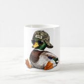 Personalized Mallard Duck — Funny Valentine’s Day Koffiemok (Center)
