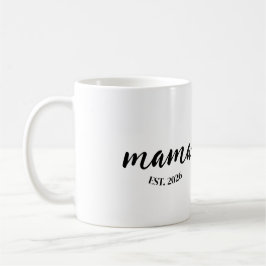 Personalized Mama Est Year Custom Gift For Mommy Koffiemok