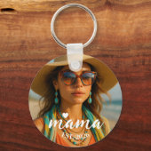 Personalized Mama Est Year Custom Gift For Mommy Sleutelhanger (Voorkant)