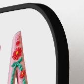 Personalized Mama Heart Floral Custom Gift Pickleball Paddle (Links Detail)