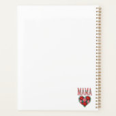 Personalized Mama Heart Floral Custom Gift Planner (Achterkant)