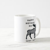 Personalized Mama Moose Mug | Mother’s Day Koffiemok (Voorkant rechts)