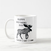 Personalized Mama Moose Mug | Mother’s Day Koffiemok (Links)