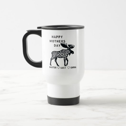 Personalized Mama Moose Mug | Mother’s Day Reisbeker (Links)