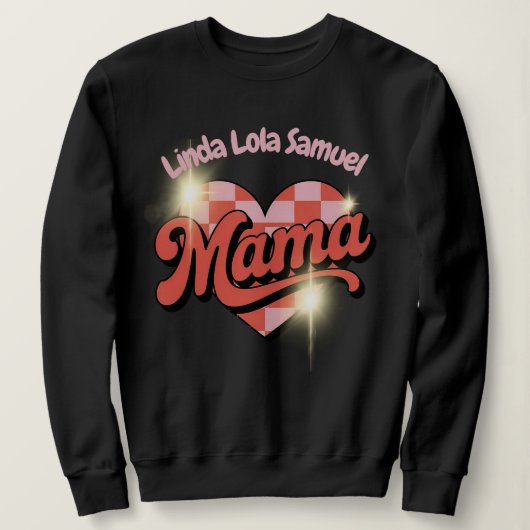Personalized Mama sweatshirt  (Design voorkant)