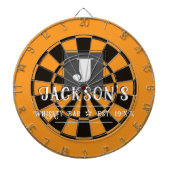 Personalized Man Cave Custom Bar Name Dartbord (Voorkant)