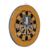 Personalized Man Cave Custom Bar Name Dartbord (Voorkant Links)