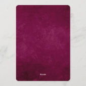 Personalized Map of Our Love Journey Save the Date Kaart (Achterkant)