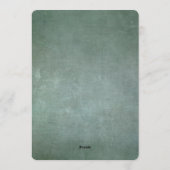 Personalized Map of Our Love Journey Save the Date Kaart (Achterkant)