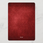 Personalized Map of Our Love Journey Save the Date Kaart (Achterkant)