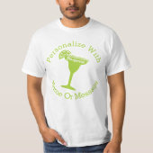 PERSONALIZED Margarita T-shirt (Voorkant)