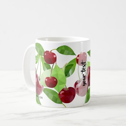 Personalized Marian Cherry Koffiemok (Voorkant links)