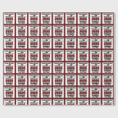 Personalized Maroon Class of 2026 Graduation Cadeaupapier (Vlak)