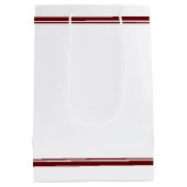 Personalized Maroon Class of 2026 Graduation Medium Cadeauzakje (Achterkant)