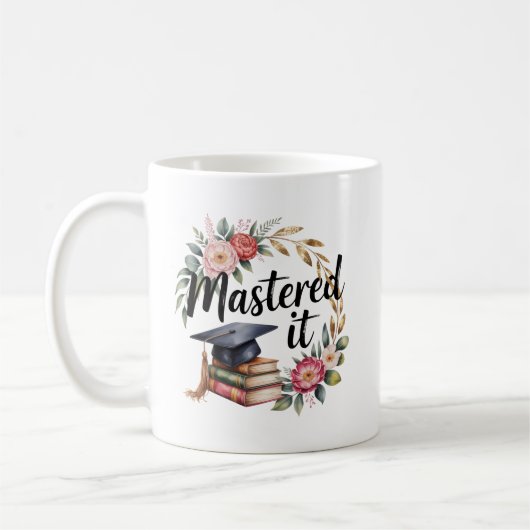 Personalized Mastered It Graduation Koffiemok (Links)