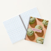 Personalized Matcha Ice Cream Scoop  Notitieboek (Binnen)