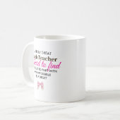 Personalized Math Teacher Appreciation Gift Koffiemok (Voorkant links)