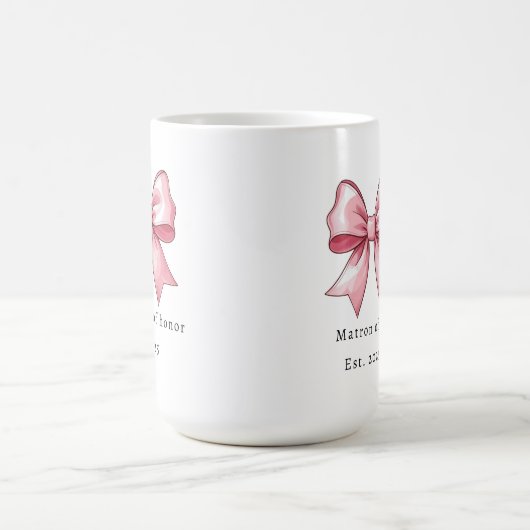 Personalized Matron of Honor Gift Wedding Koffiemok (Center)