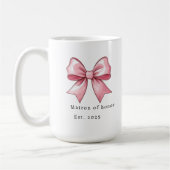 Personalized Matron of Honor Gift Wedding Koffiemok (Links)