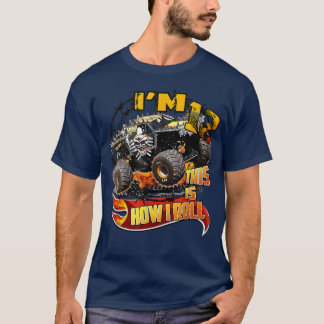 Personalized Max D Monster Truck Birthday T-shirt