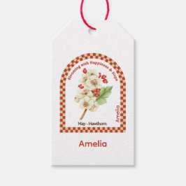 Personalized May Birth Flower  Cadeaulabel