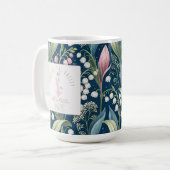 Personalized May Birth Flower Koffiemok (Voorkant links)