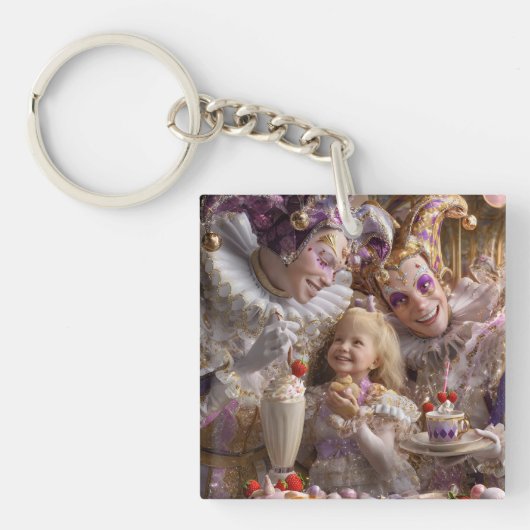 Personalized Meal Placemats Sleutelhanger (voorkant)