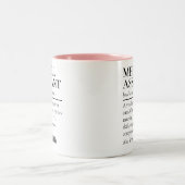 Personalized Medical Assistant Mug Thank You Gift Tweekleurige Koffiemok (Center)