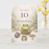 Personalized Meet Zochi 10th Birthday Kaart (Gele Bloem)