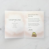 Personalized Meet Zochi 1st Birthday Kaart (Binnen)
