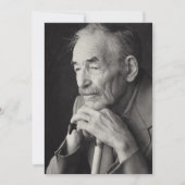 Personalized Memorial Card Custom Photo Sympathy Bedankkaart (Voorkant)