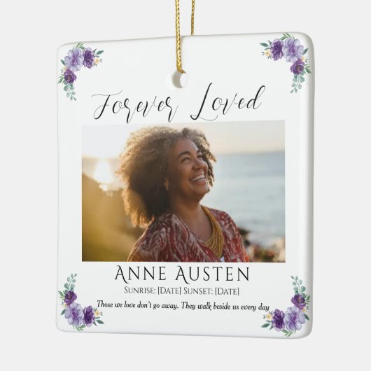 Personalized Memorial Glass Ornament | Keepsake (Links)