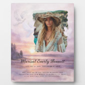 Personalized Memorial Photo Plaque Fotoplaat (Voorkant)