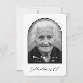 Personalized Memorial Thank You Card Bedankkaart