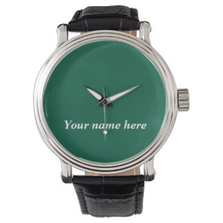 Personalized Men's Watch – Elegant Custom Name Gif Horloge