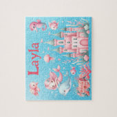 Personalized Mermaid Child Name Puzzle  Legpuzzel (Verticaal)