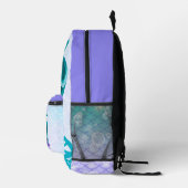 Personalized Mermaid Print Cut Sew Bag Bedrukte Rugzak (Rechts)