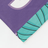 Personalized Mermaid Scales Ocean Aqua Fantasy Fleece Deken (Hoek)