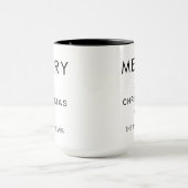 Personalized Merry Christmas Custom Mug Holiday St Mok (Midden)