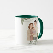 Personalized Merry Christmas Family Mug Mok (Voorkant rechts)