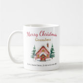 Personalized Merry Christmas Grandma Mug Koffiemok (Links)